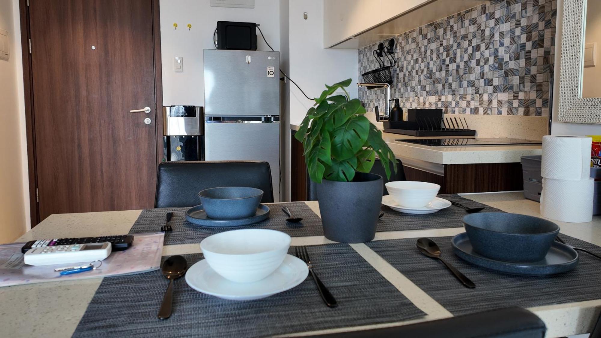 Dominiks Stylish Resort Gem Ocean View Pool Queen Bed At Tambuli 8 Floor Fast Wifi Lapu-Lapu City Exteriör bild