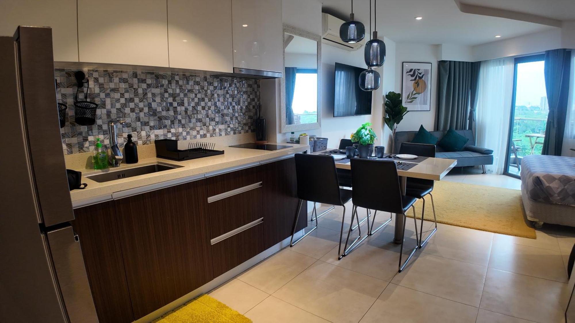 Dominiks Stylish Resort Gem Ocean View Pool Queen Bed At Tambuli 8 Floor Fast Wifi Lapu-Lapu City Exteriör bild