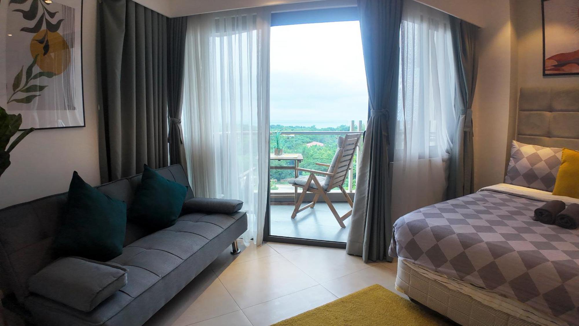 Dominiks Stylish Resort Gem Ocean View Pool Queen Bed At Tambuli 8 Floor Fast Wifi Lapu-Lapu City Exteriör bild